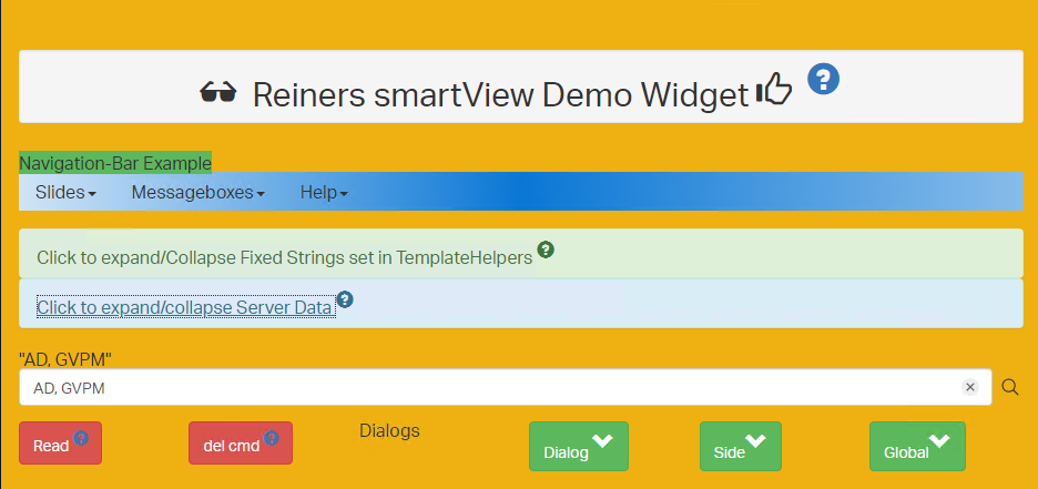 Demo Widget for Learning By Doing workshop